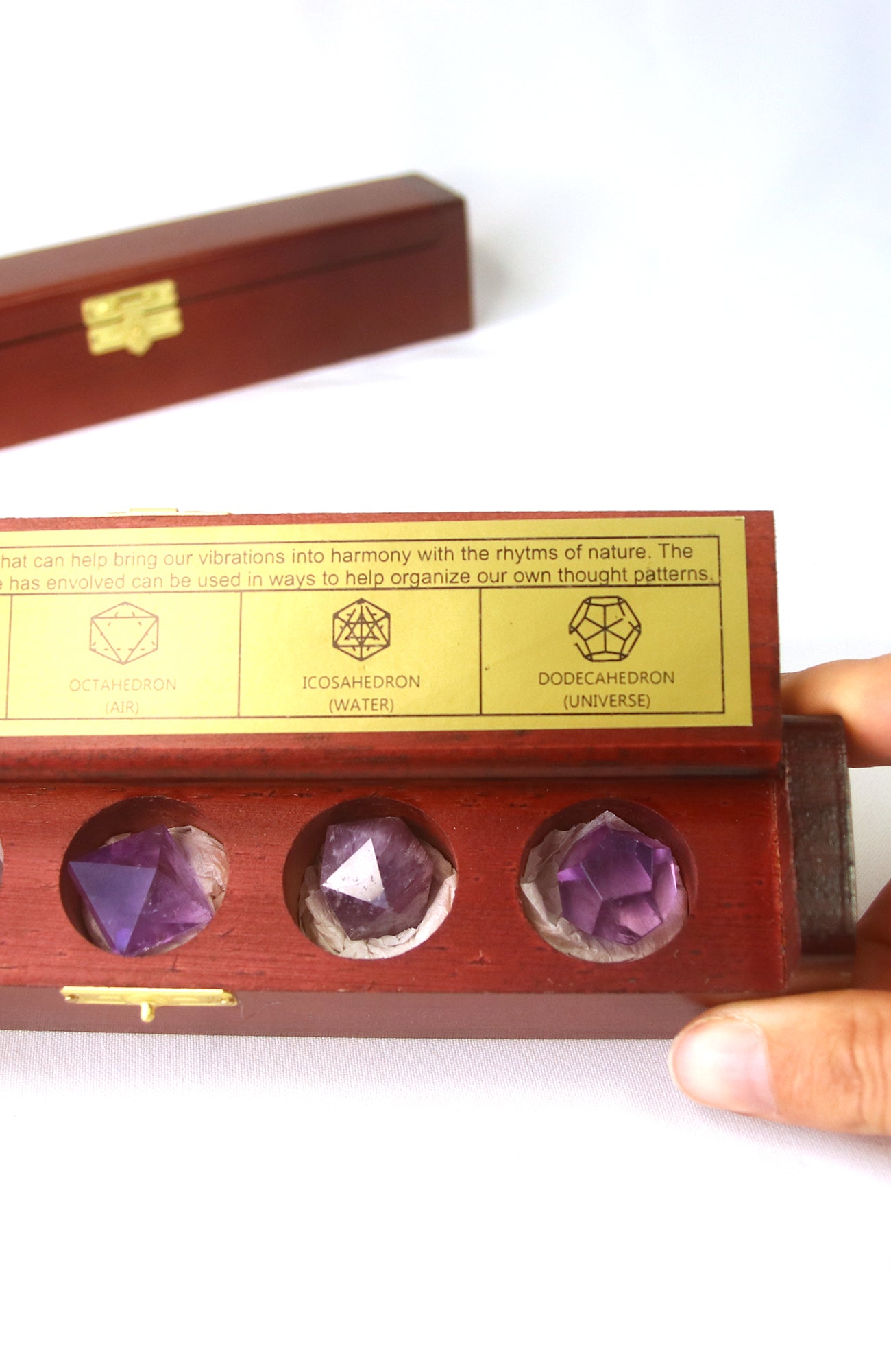 Amethyst Geometric Shapes (Boxed)